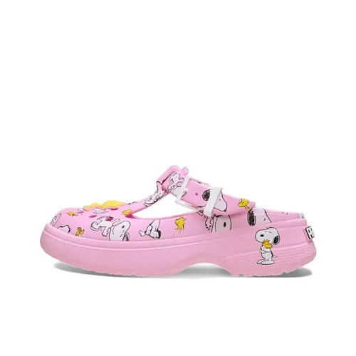 Crocs Mary Jane Clog Peanuts Snoopy And Woodstock Women's