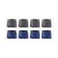 8 Pack (Royal Blue 4+Dark Gray 4)