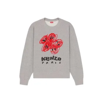 KENZO Varsity Drawn Crewneck Sweatshirt