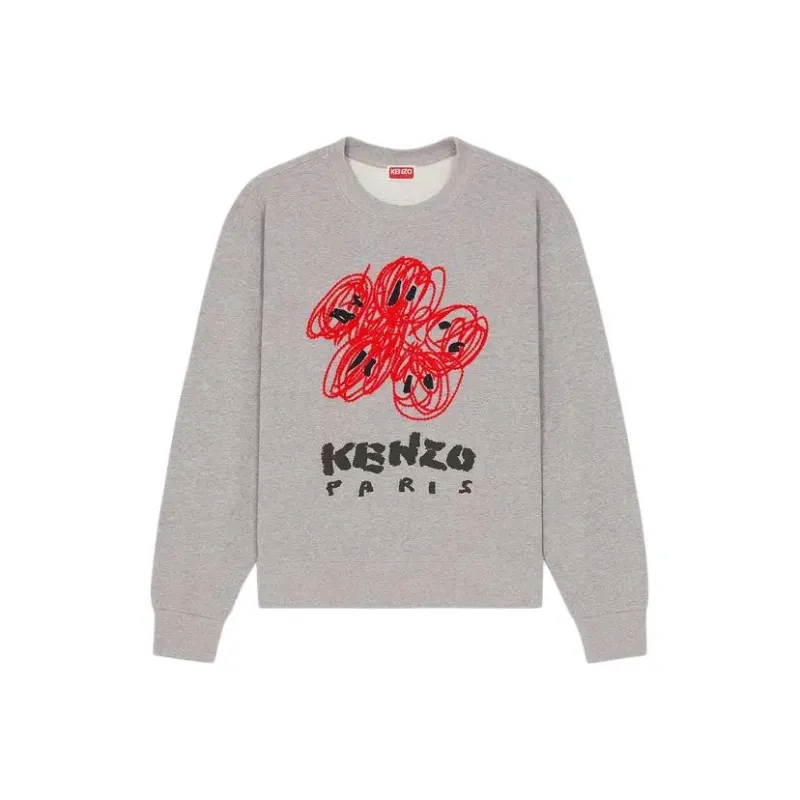 KENZO Varsity Drawn Crewneck Sweatshirt-0