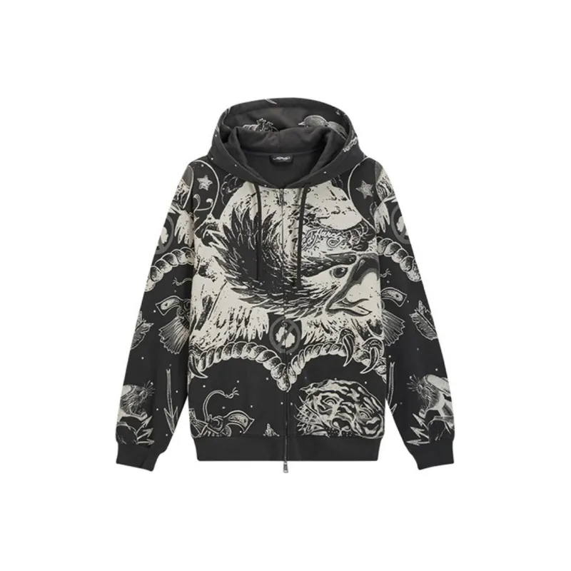 Ed Hardy FW24 Sweatshirt Men's Dark Marble-0