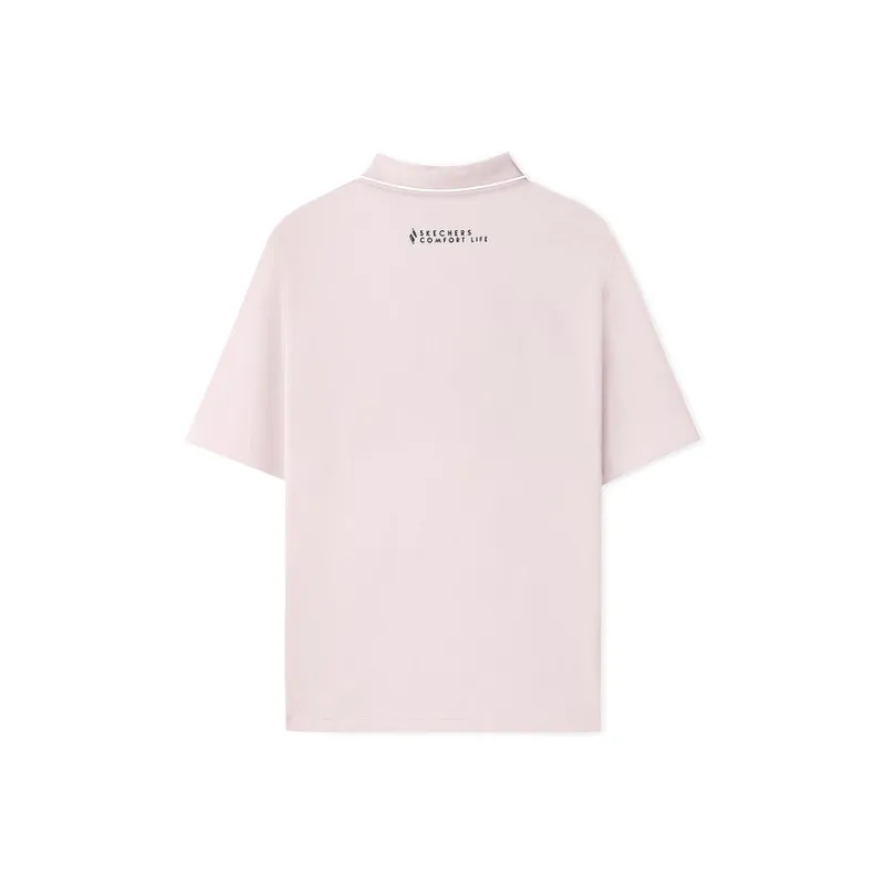Skechers SS25 Polo Shirt Men's Light Violet-1