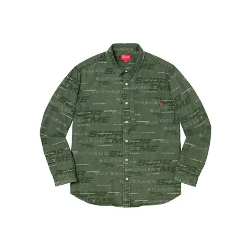Supreme Dimensions Logo Denim Shirt