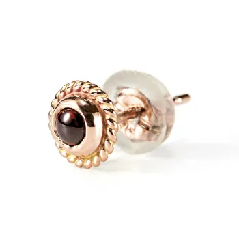 GOD SUNS 18K Gold Stud Earrings Unisex