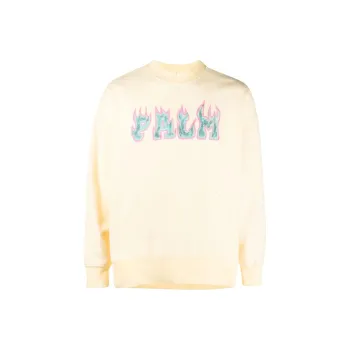 PALM ANGELS Sweatshirts Men Yellow