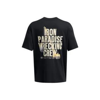 Under Armour Johnson Project Rock T Shirt Men's Black