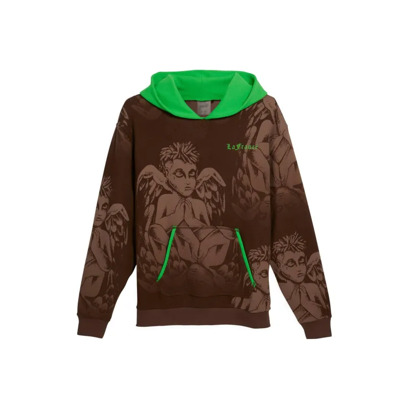 PUMA Sweatshirts Men Tan Green-0
