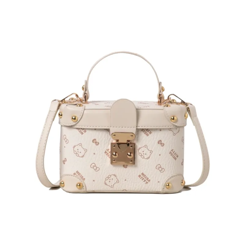 NATTY PU Shoulder Bag, Handbag, Crossbody Bag Women's Pink/Ecru/Brown-8