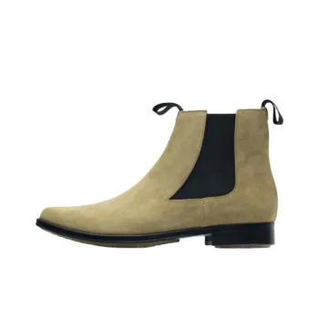 ADIEU PARIS Type 192 Short Chelsea Boots Women's Sand