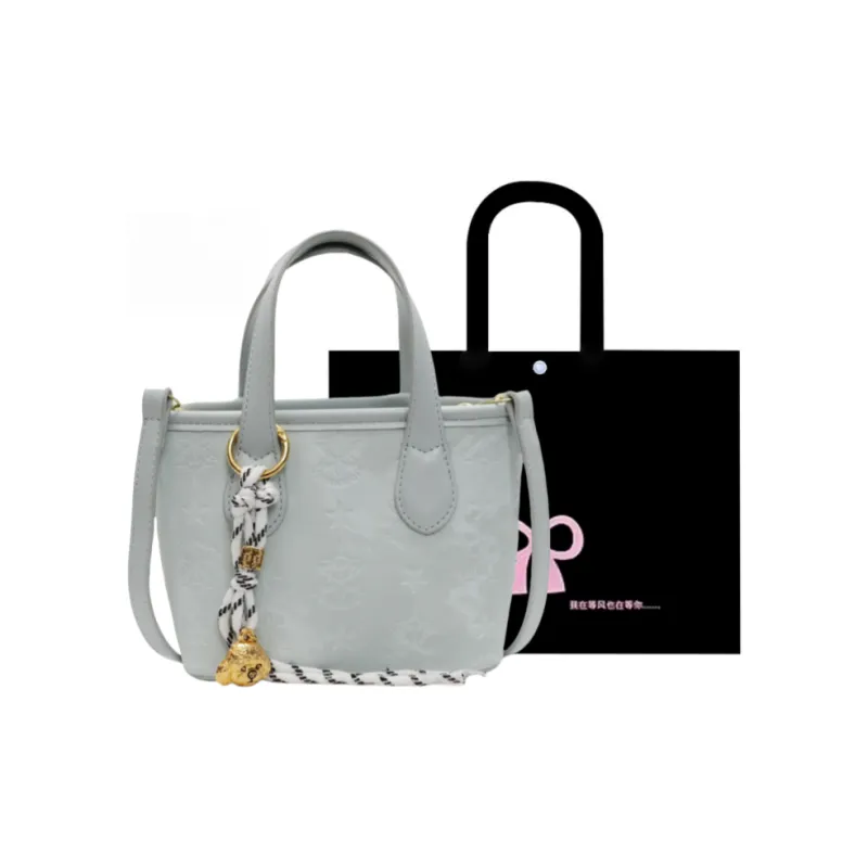 HACIN PU Handbag Regular Women's Ecru/Silver/Black/Green/Pink-12