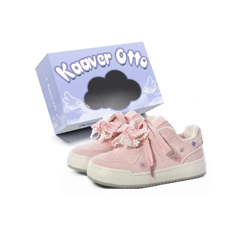 KAAVER OTTO Slip Resistant, Lightweight, And Breathable Low Top Skateboard Shoes Women's-18