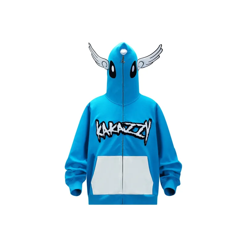 KAKAZZY Sweatshirts Unisex Blue-0
