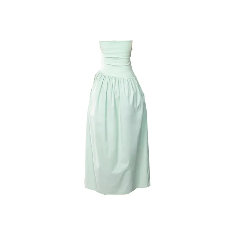 SECFLY OFFICIAL Sleeveless Dress Women's Teal-1