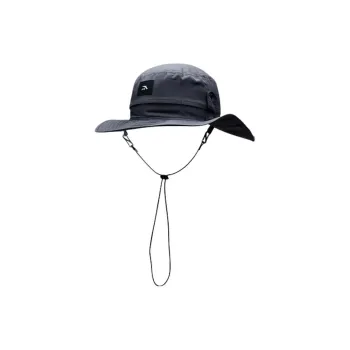 Anta Double Line Grid Bucket Hats Unisex Dark Gray Blue