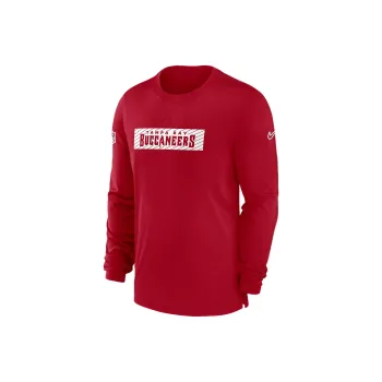 Nike Tampa Bay Buccaneers Sideline Player Team Issue Men's Nike Dri FIT Long Sleeve Top