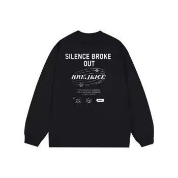 BKCXZICE Loose Fit Crew Neck Training Basketball Long Sleeved Trendy Running Casual Pullover Coat Men's