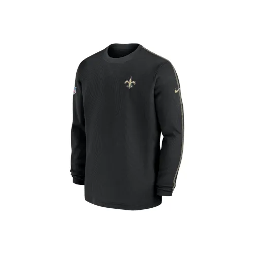 Nike New Orleans Saints Sideline Coach Men's Nike Nfl Long Sleeve Top