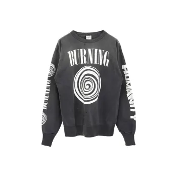 SAINT Mxxxxxx Burning Crewneck