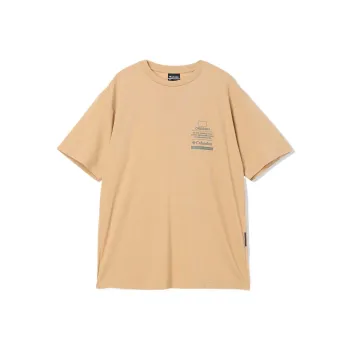 Columbia Drywell Stream T Shirt Unisex Light Brown 262