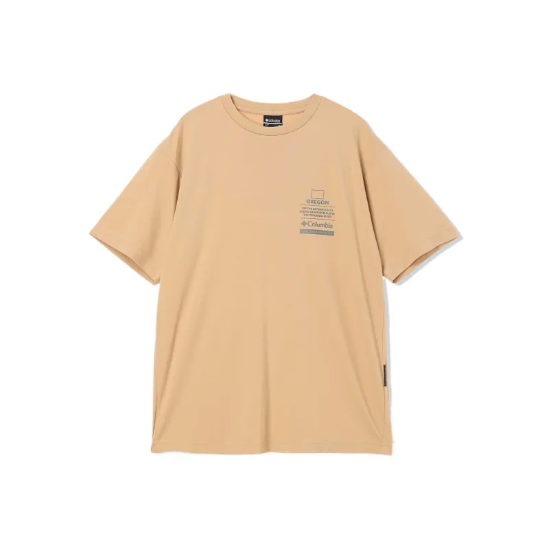 Columbia Drywell Stream T Shirt Unisex Light Brown 262-0