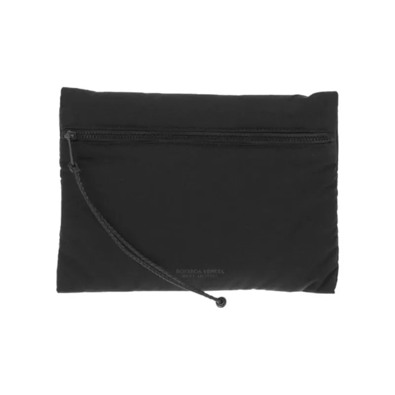 Bottega Veneta Nylon Clutch Women's Black-1