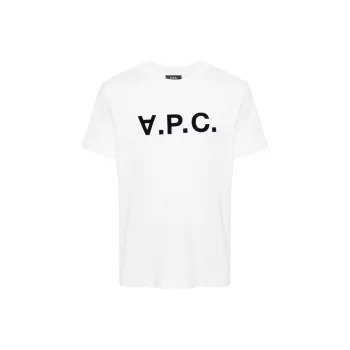A.P.C Logo Printed Crewneck T Shirt