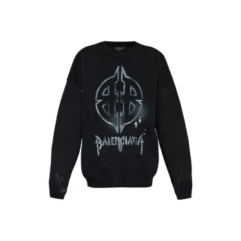 Balenciaga Bb Logo Crewneck Sweatshirt