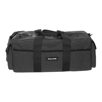 GOBLIN SHARKS 1759 Nylon Travel Bag Unisex Black/Khaki/Red