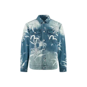 EVISU SS25 Denim Jacket Men's Denim Blue