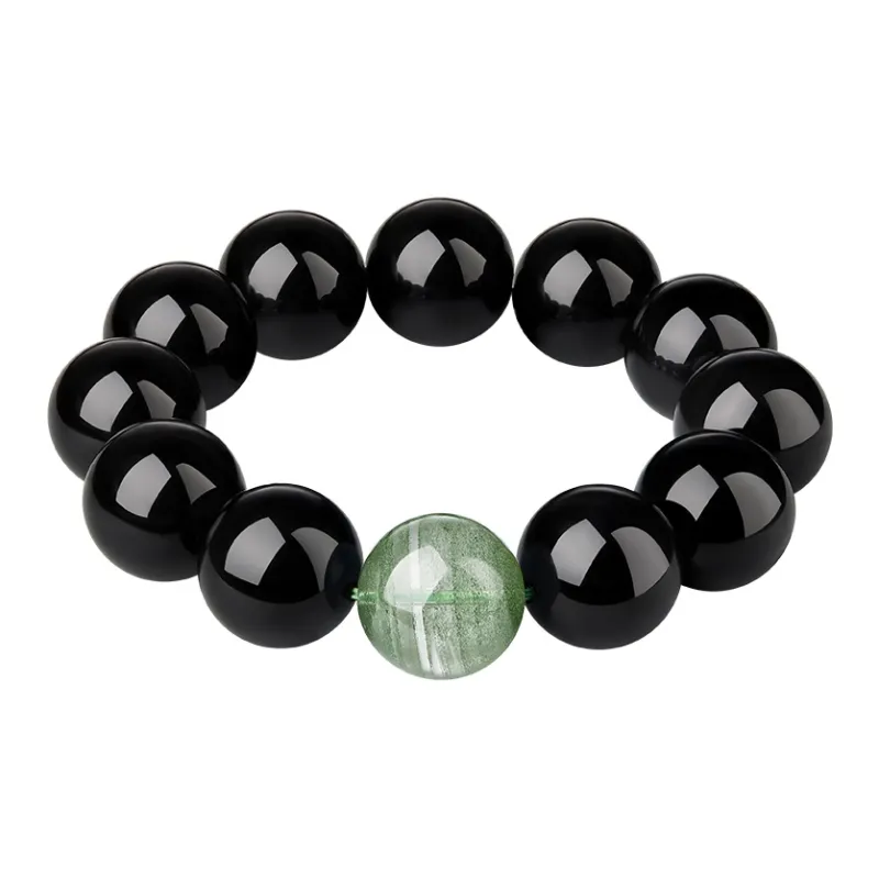 Yi Mingju Obsidian Bracelets Men's-0