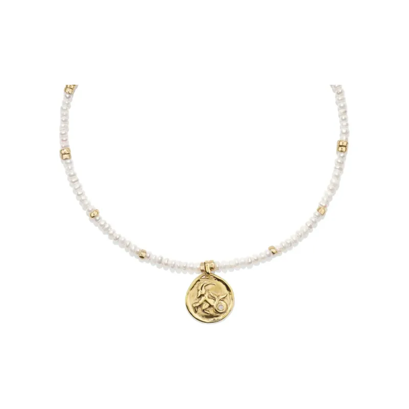 Goossens Astro Capricorn Pearls Necklace-0