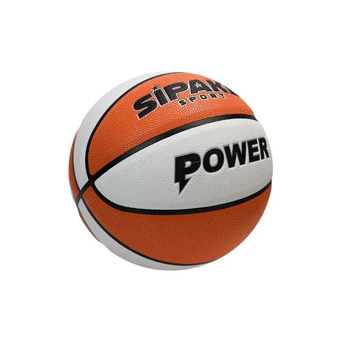 SIPAKESPORT PU Basketball Orange White Size 6 Ball Training Match Unisex-4