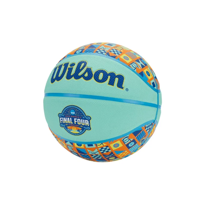 Wilson NCAA Rubber Basketball Lake Blue Size 6 Ball Training Unisex-1