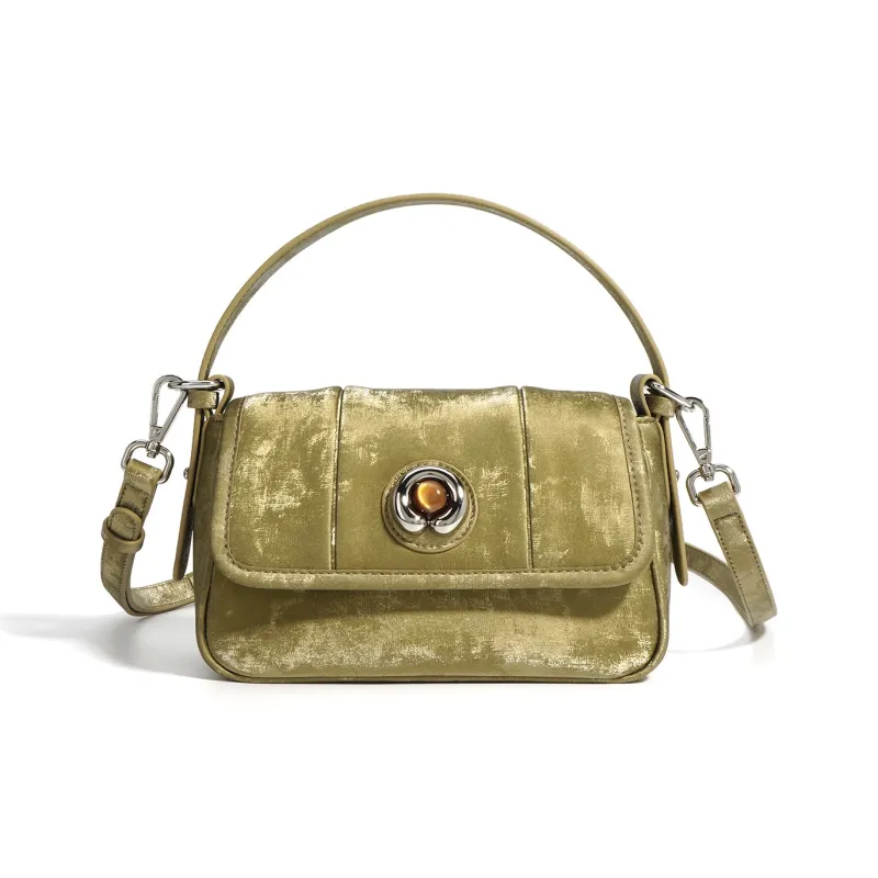 H YXIANG Cow Leather Handbag Regular Women's Multicolor-9