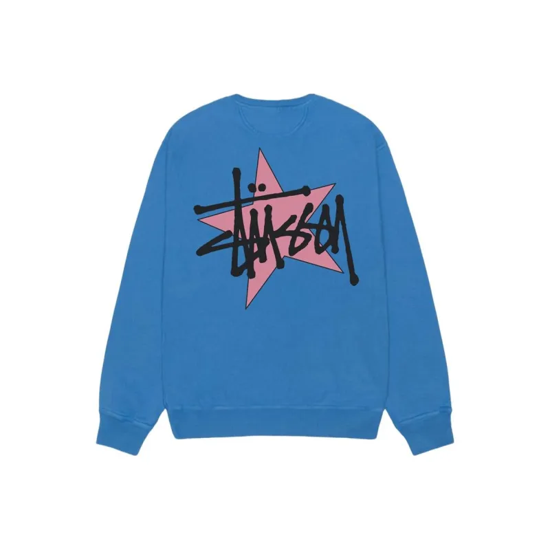 Stussy Star Pigment Dyed Crew-0