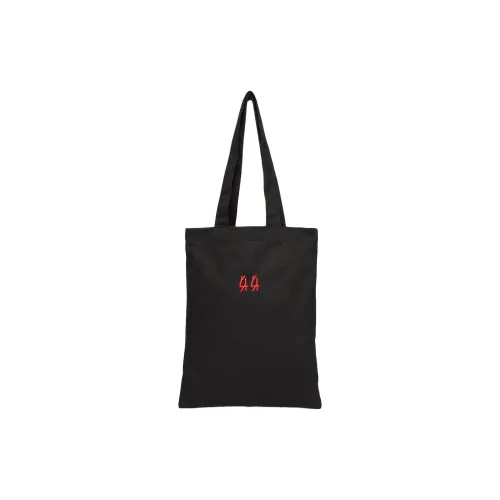 44 Label Group Canvas Bag Tote Bag Shopping Bag Handbag Shoulder Bag Unisex Black