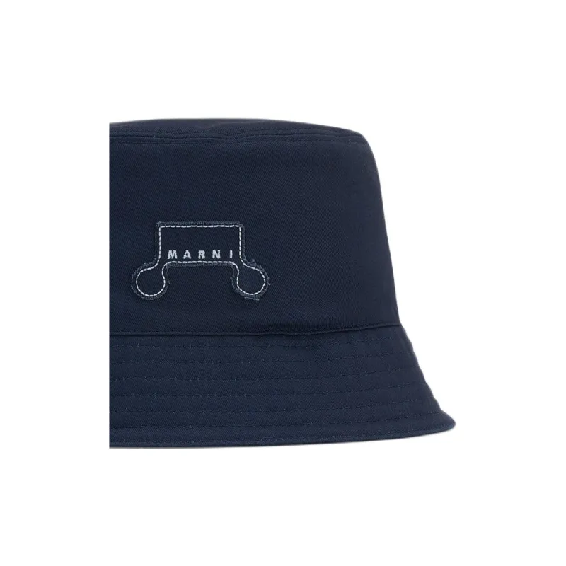 MARNI Logo appliqué Bucket Hat-1