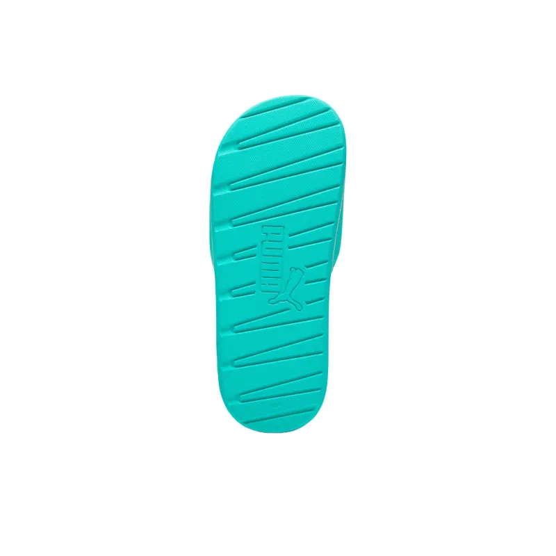 PUMA Cool Cat 2.0 Slip Resistant Slide Slippers Women's Blue-4