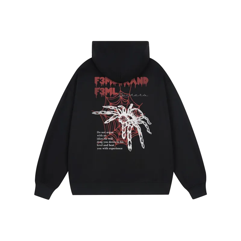 F3ML Spider-print Unisex Sweatshirt-0