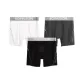 3 Pack-White+Dark Gray+Black