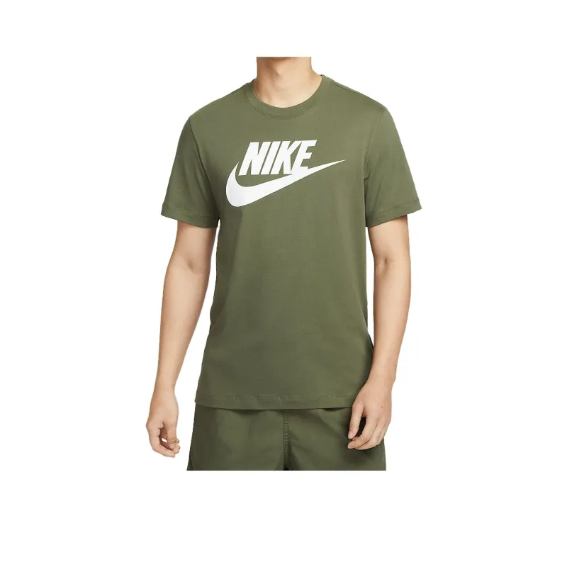 Nike Sportswear T Shirt Men's Medium Olive Green-0