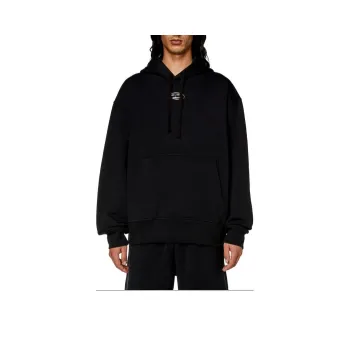 DIESEL S-Macs-Hood-Od Logo Plaque Hoodie
