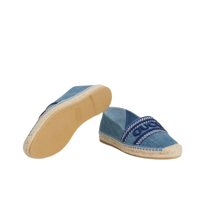 GUCCI Espadrilles Women's Blue-5