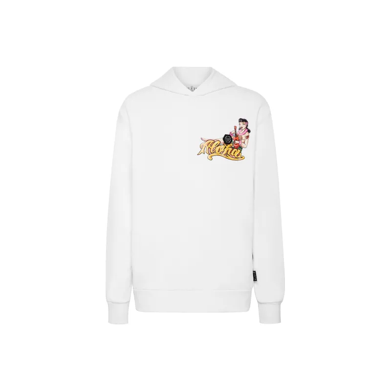 PHILIPP PLEIN Hawaii print Hoodie-0