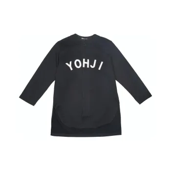 Adidas Y 3 Ft Yohji Letters Baseball Shirt