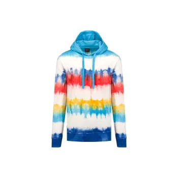 Paul & Shark Tie dye Cotton Drawstring Hoodie