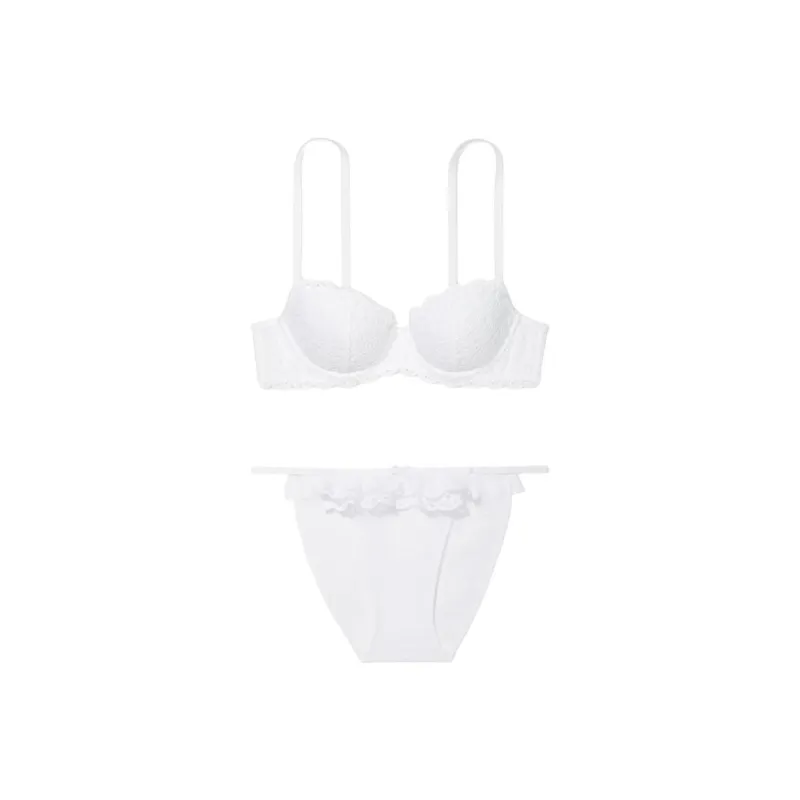 Victoria's Secret Underwear Set Women's White-0