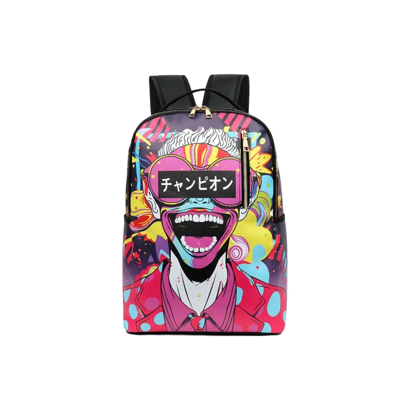 Debecca PU Backpack Unisex Multicolor-15