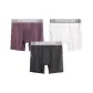 3 Pack-Purple+White+Dark Gray