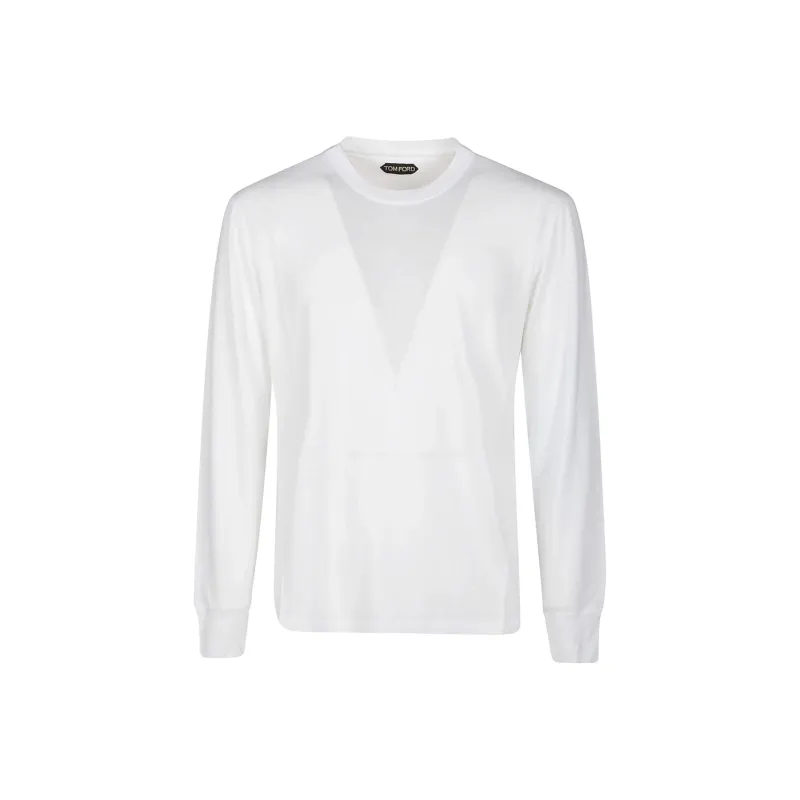 TOM FORD Long Sleeved Crewneck T Shirt-0